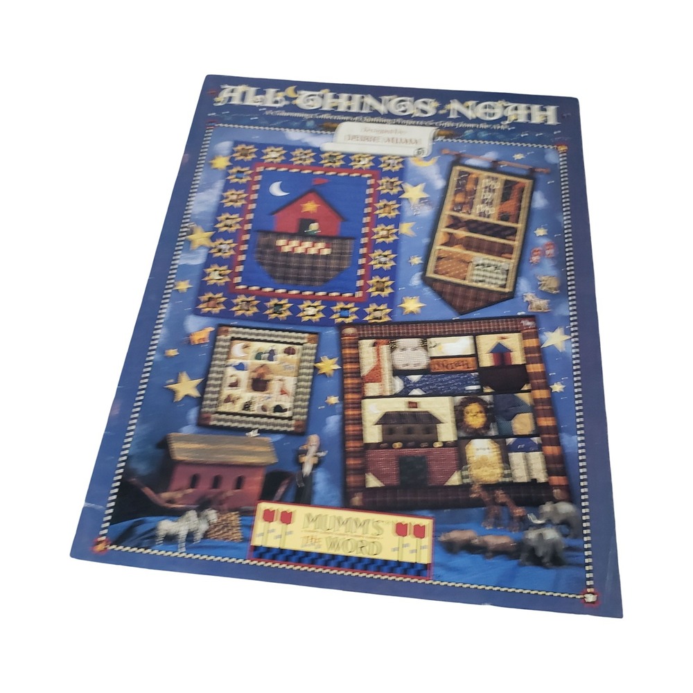 Vintage  1995 Debbie Mumm All Things Noah Quilting Pattern Book BK-2 Noahs Ark